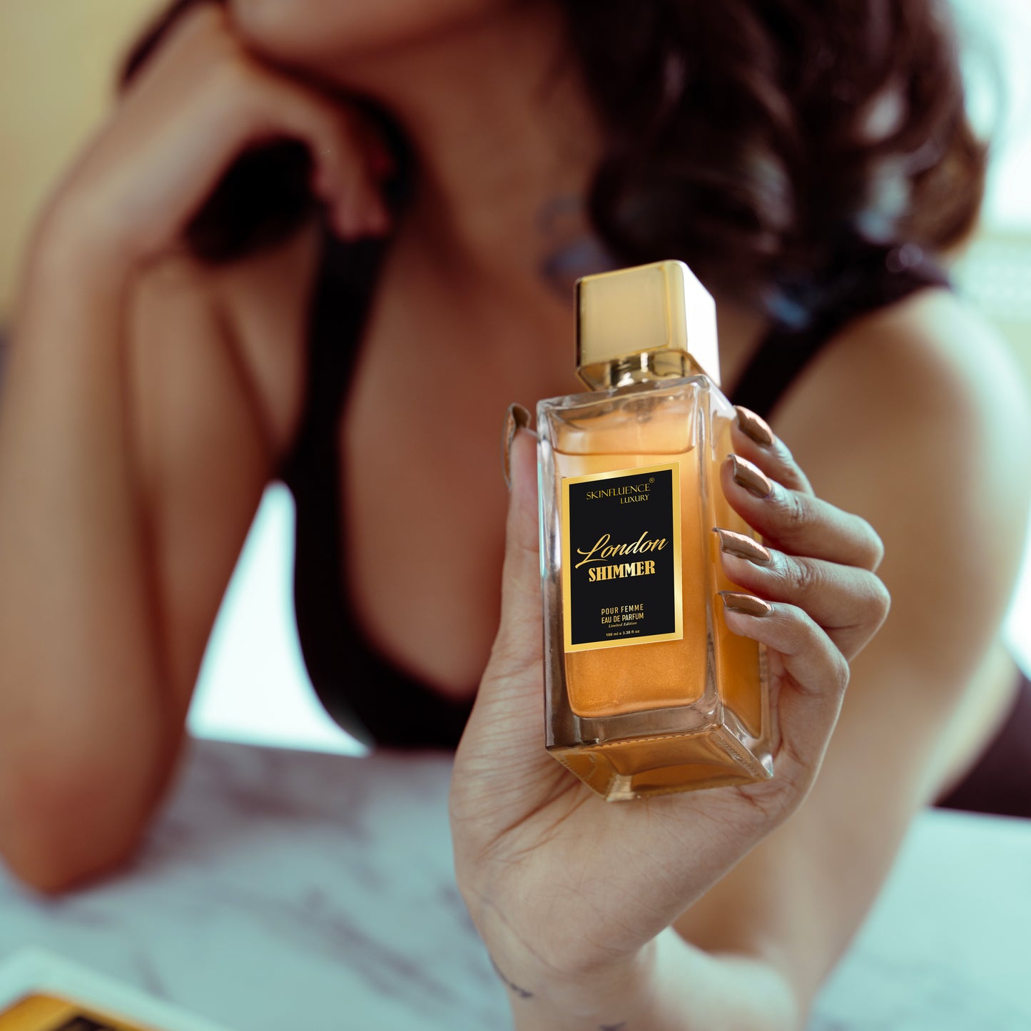 SKINFLUENCE Luxury London Shimmer Citrus Party Wear Perfume For Women- Eau De Parfum 100 Ml- Party Fragrance