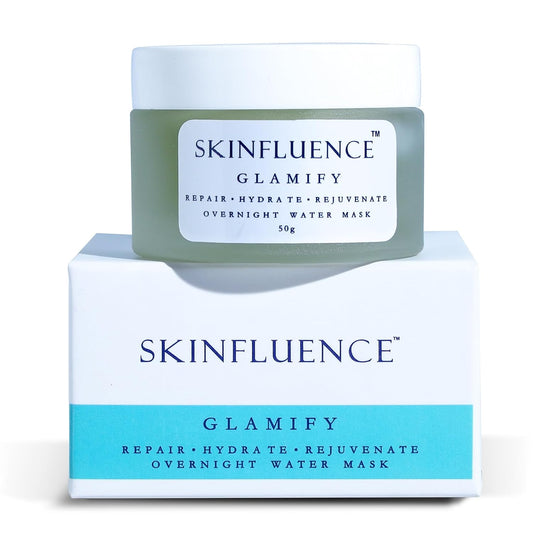 SKINFLUENCE Glamify Overnight Water Mask | Intense Hydration While You Sleep