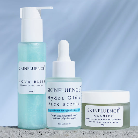 Facewash Skinfluence salicylic acid face wash best face wash best face serum for glowing skin best face serum best hyaluronic acid serum best night cream for glowing skin night mask for glowing skin night mask for acne prone skin